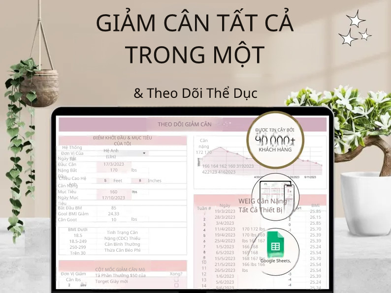 Chinh Phục Mục Tiêu Giảm Cân & Fitness Với Bộ Công Cụ 8 trong 1
